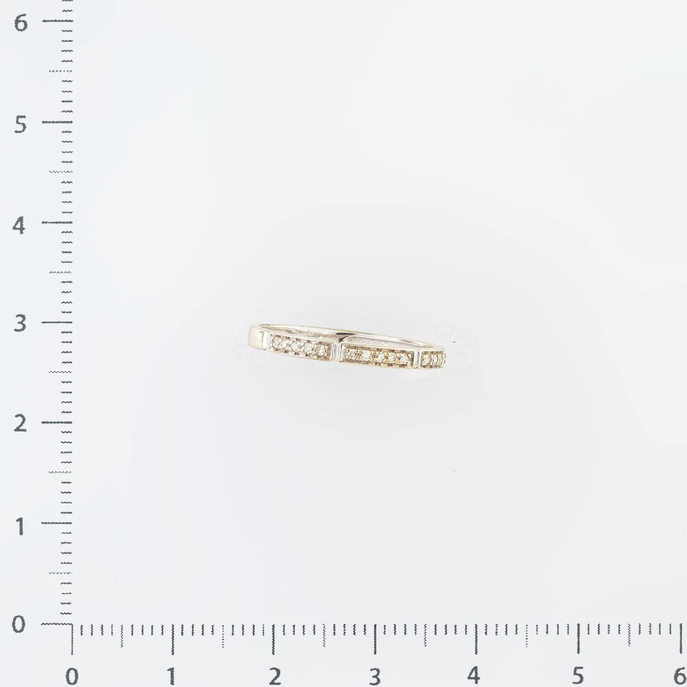 Кольцо с бриллиантом из белого золота 585 пробы