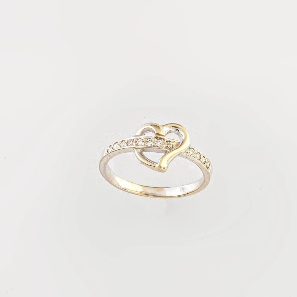 Кольцо с бриллиантом из белого золота 585 пробы