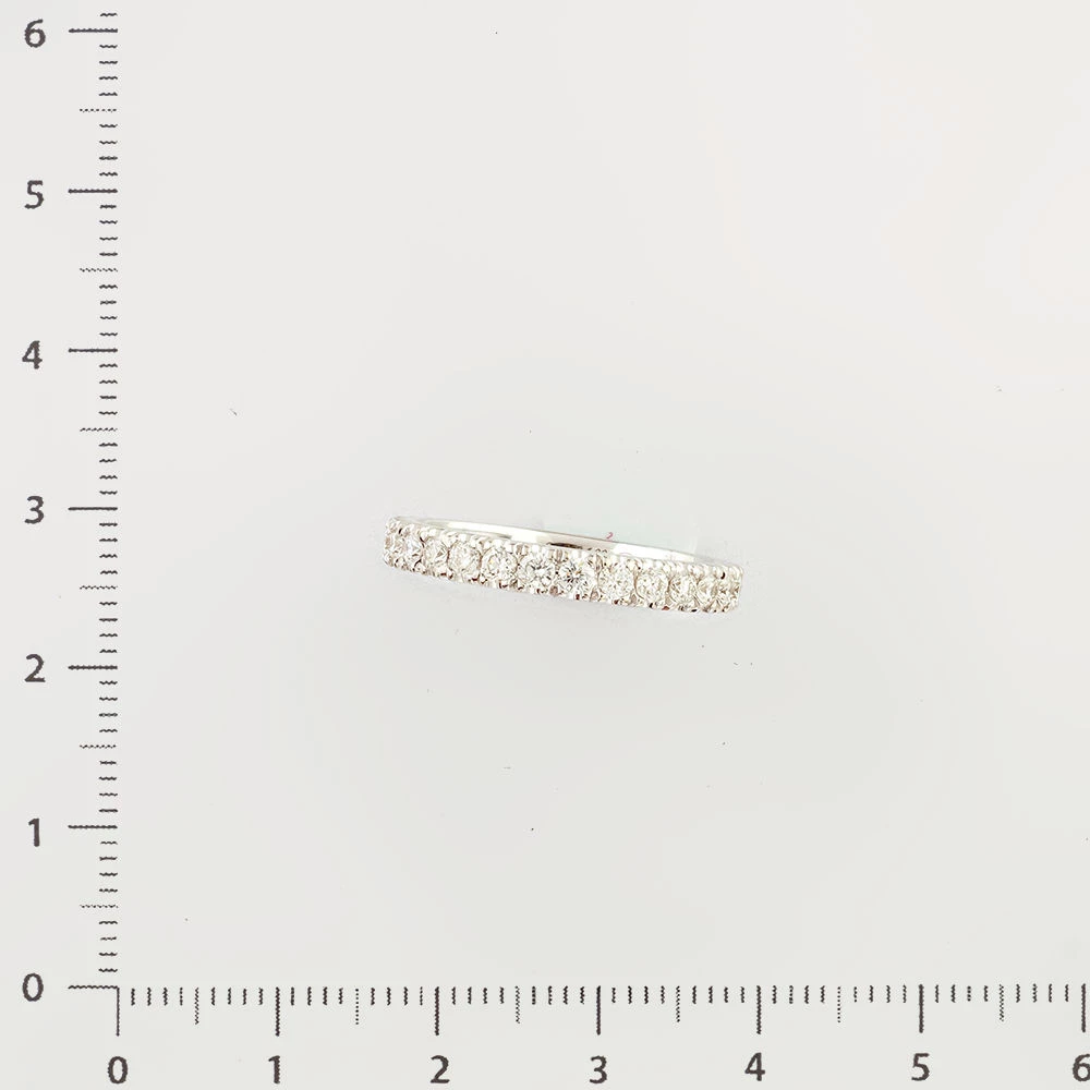 Кольцо с бриллиантом из белого золота 585 пробы