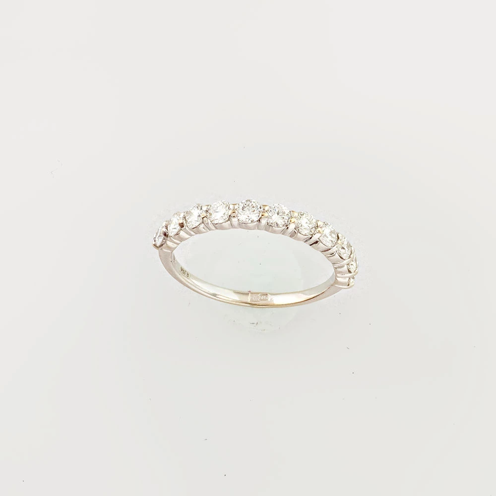 Кольцо с бриллиантом из белого золота 585 пробы