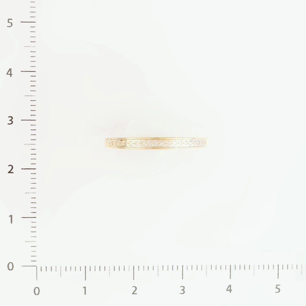 Кольцо с бриллиантом из желтого золота 585 пробы