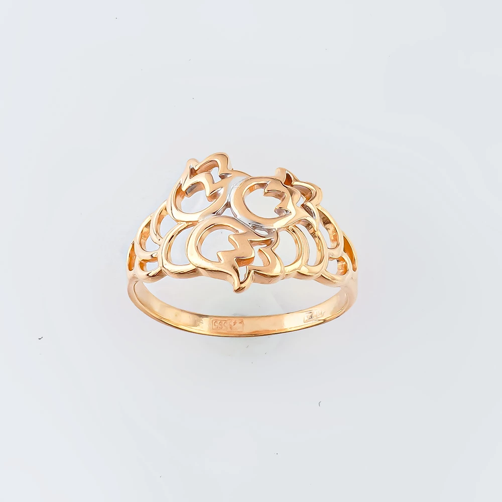 Кольцо из красного золота 585 пробы