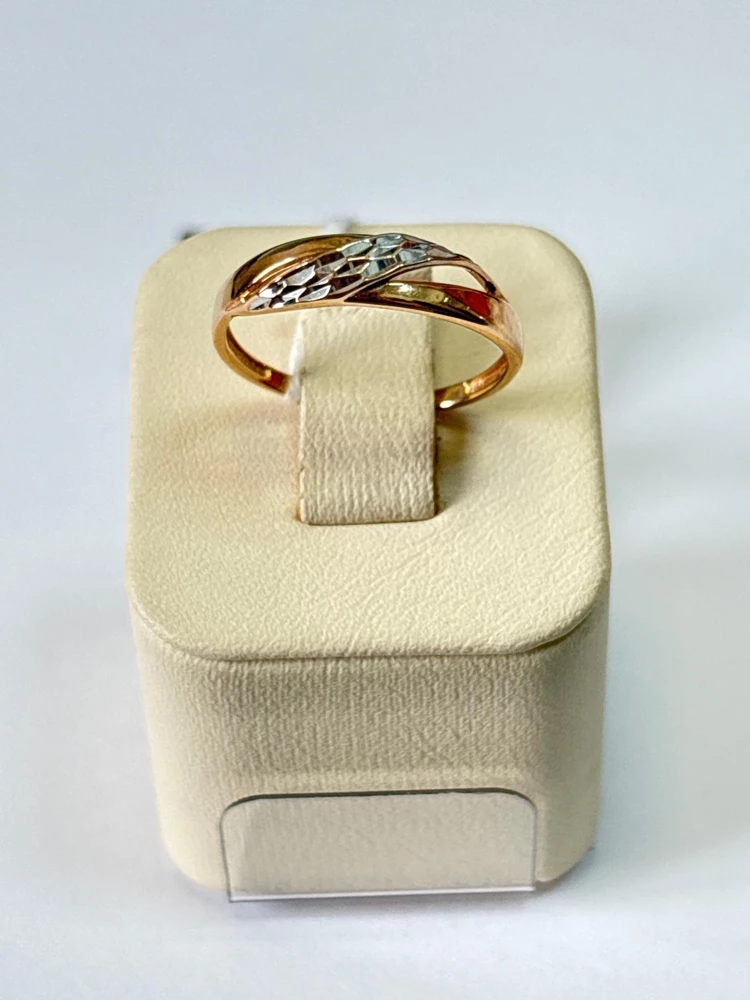 Кольцо из красного золота 375 пробы