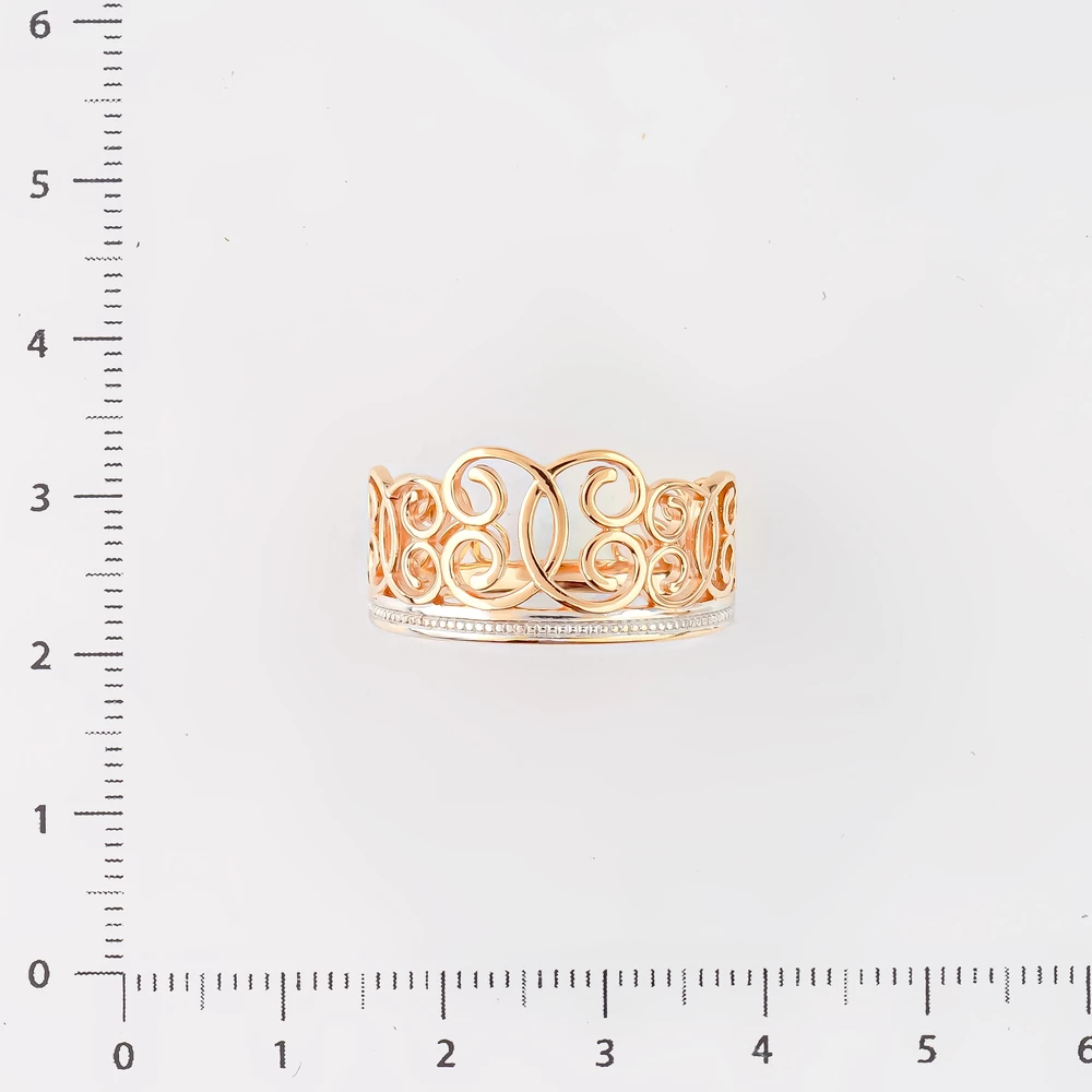 Кольцо из красного золота 585 пробы