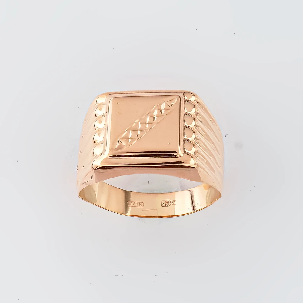 Кольцо из красного золота 585 пробы