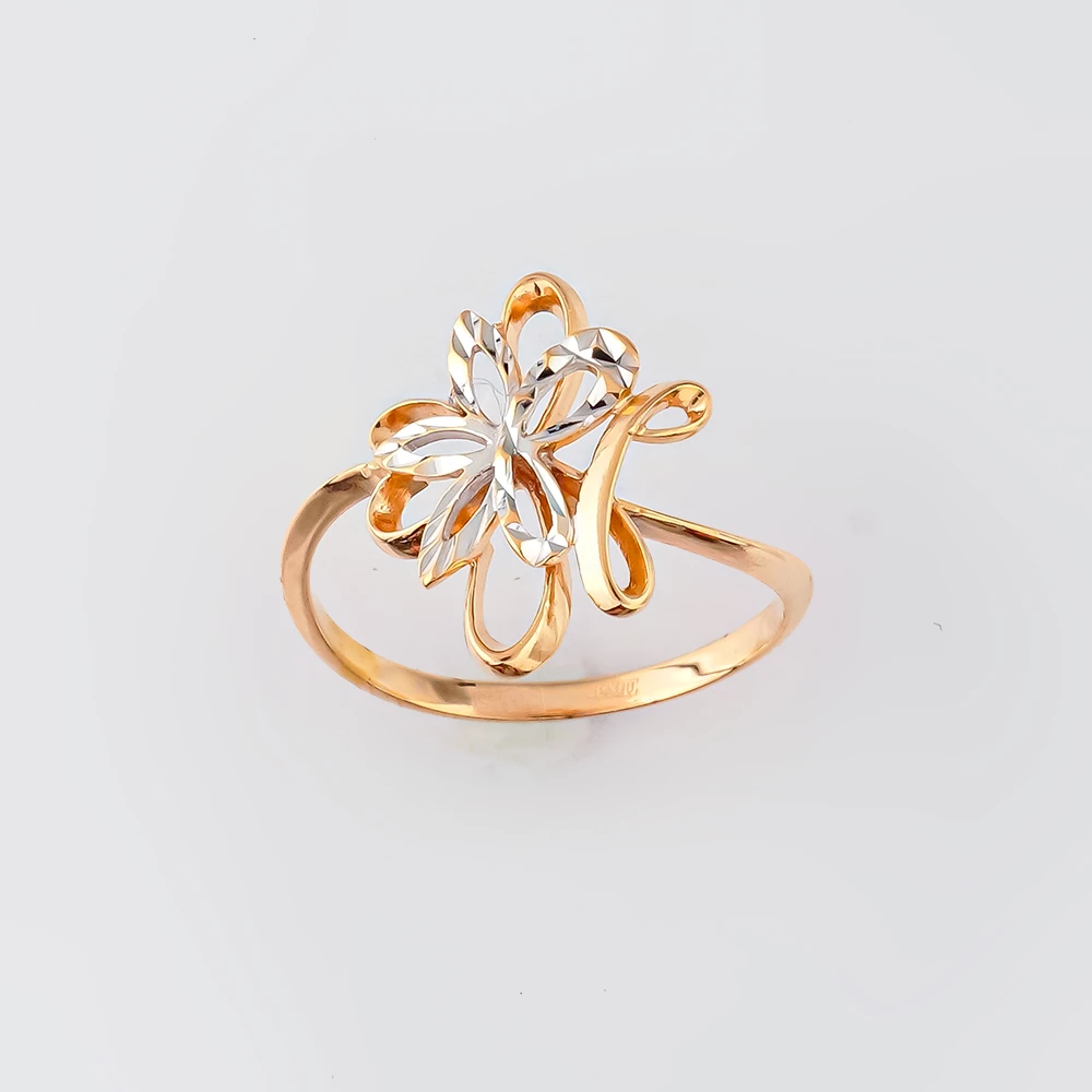 Кольцо из красного золота 585 пробы