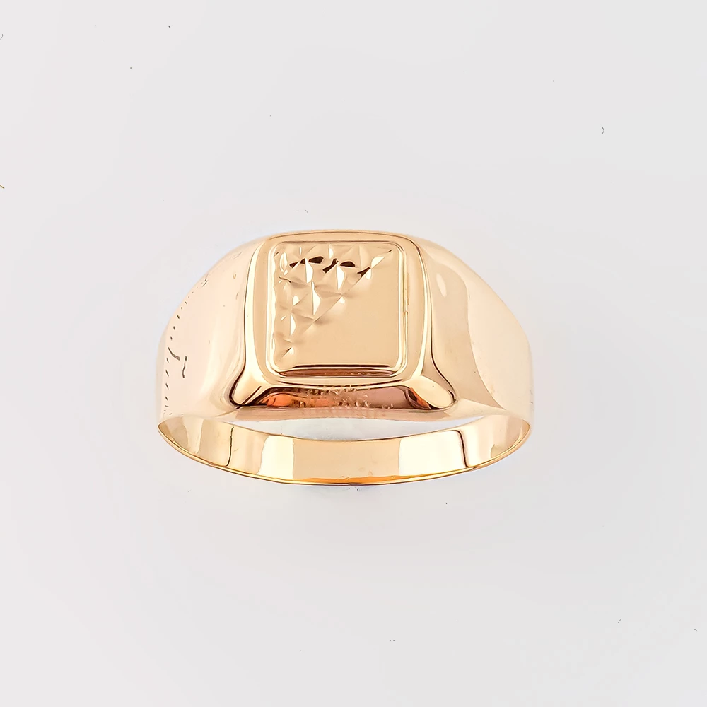 Кольцо из красного золота 375 пробы