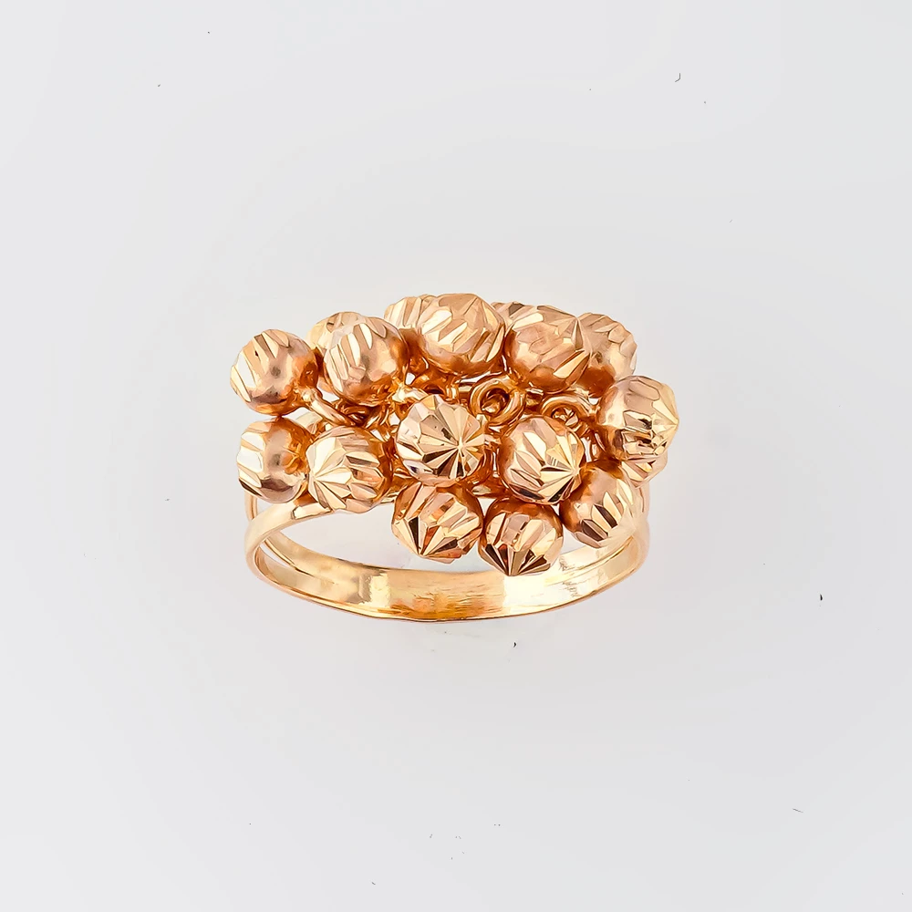 Кольцо из красного золота 585 пробы