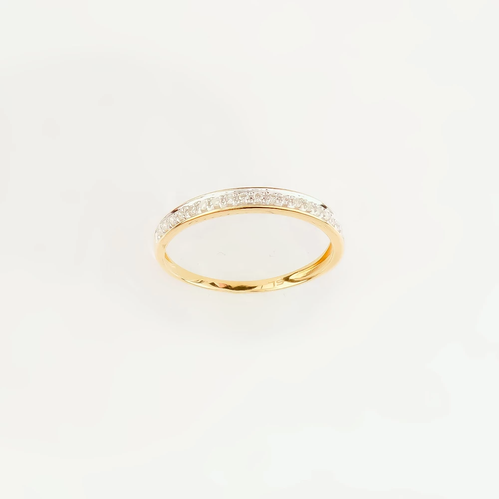 Кольцо с бриллиантом из желтого золота 585 пробы