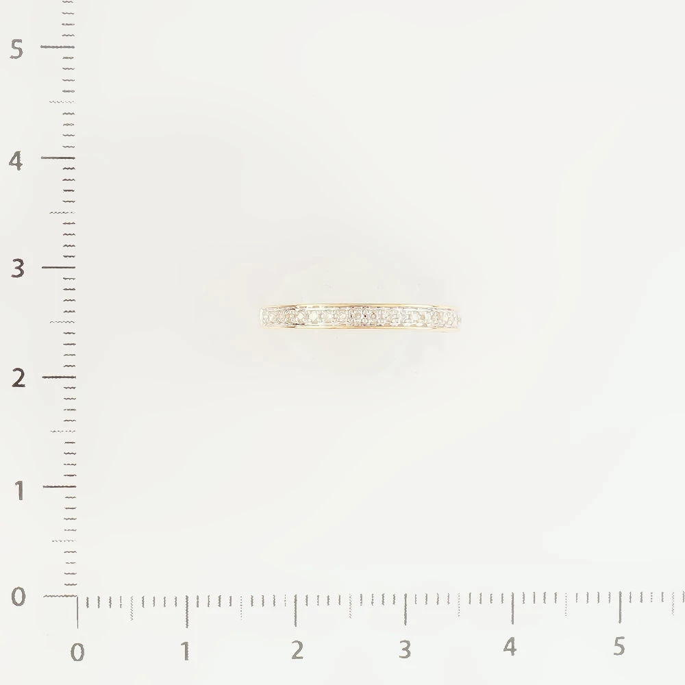 Кольцо с бриллиантом из желтого золота 585 пробы