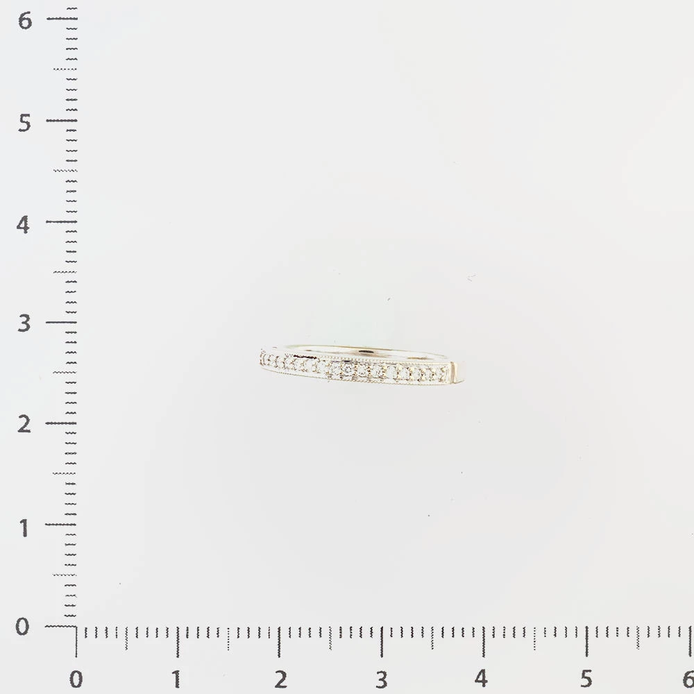 Кольцо с бриллиантом из белого золота 585 пробы