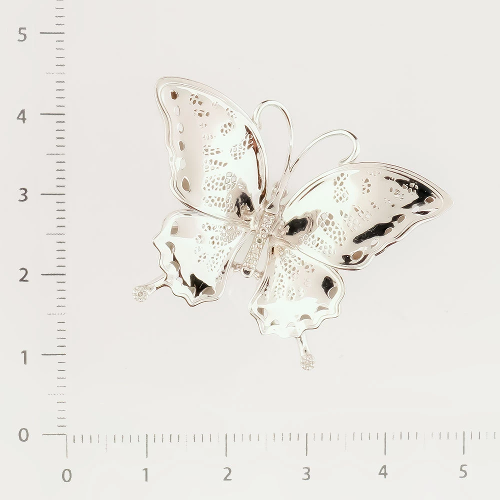 Кольцо с бриллиантом из белого золота 585 пробы