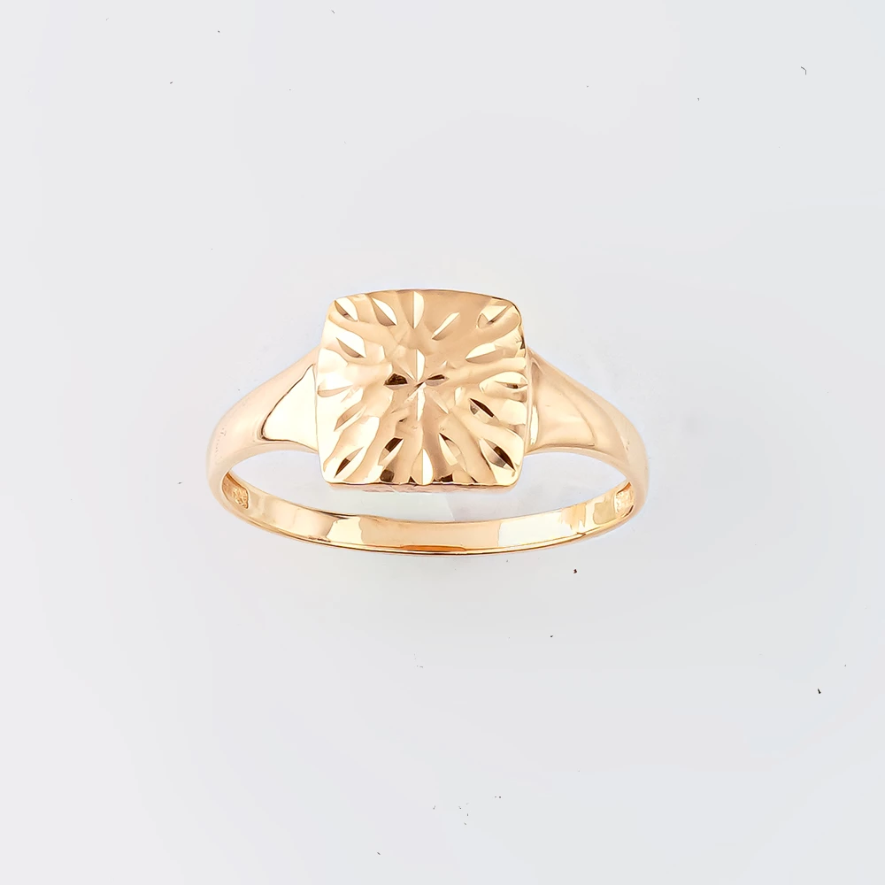 Кольцо из красного золота 585 пробы