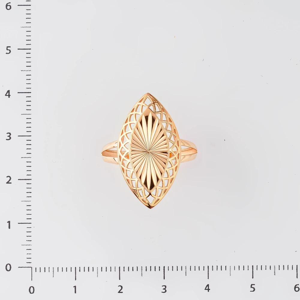 Кольцо из красного золота 585 пробы