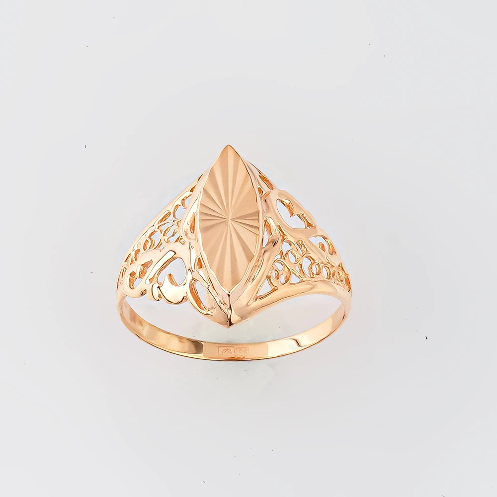 Кольцо из красного золота 585 пробы