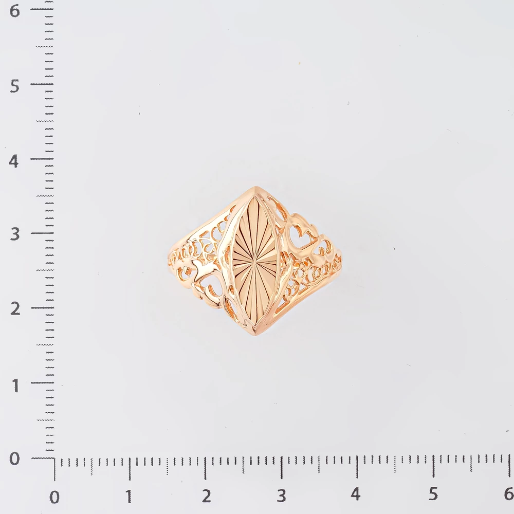 Кольцо из красного золота 585 пробы