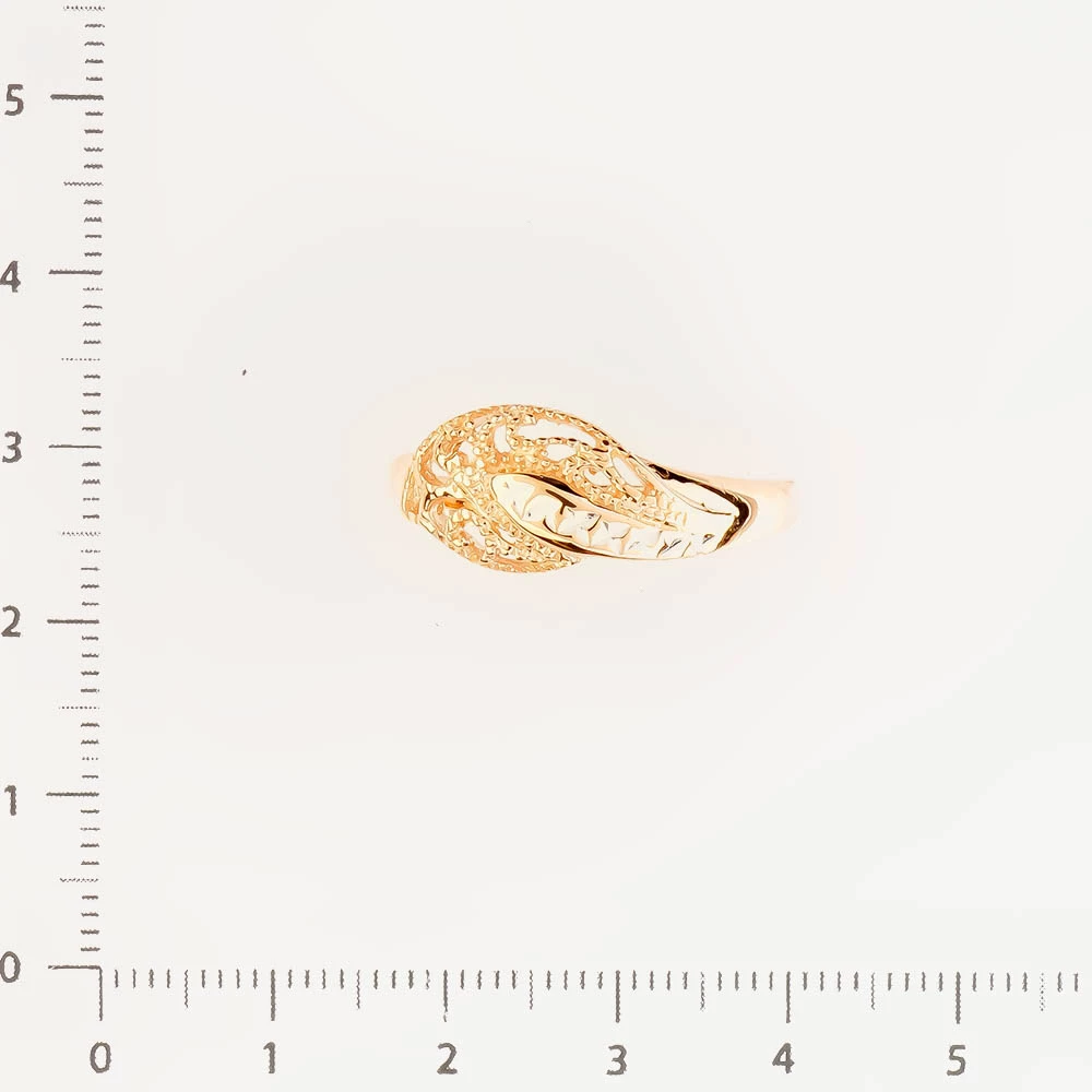 Кольцо из красного золота 585 пробы