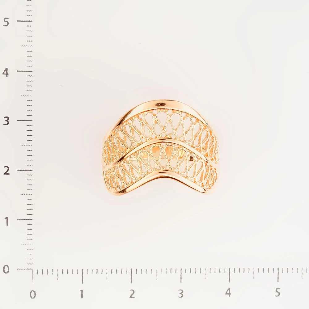 Кольцо из красного золота 585 пробы