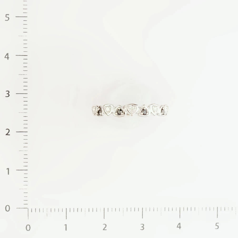 Кольцо с бриллиантом из белого золота 585 пробы