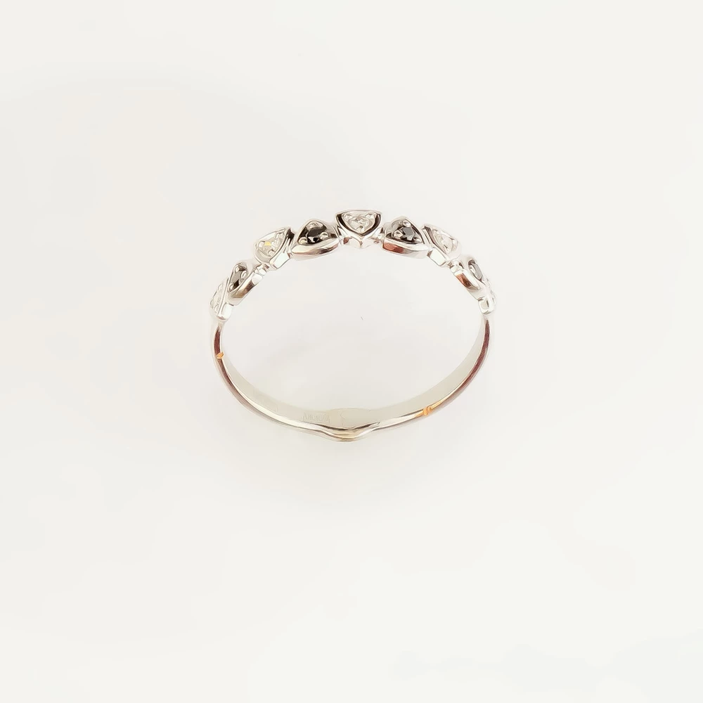 Кольцо с бриллиантом из белого золота 585 пробы