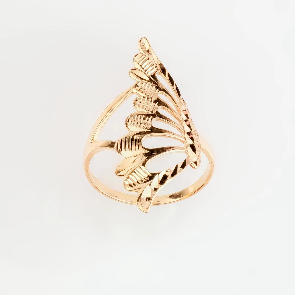 Кольцо из красного золота 585 пробы