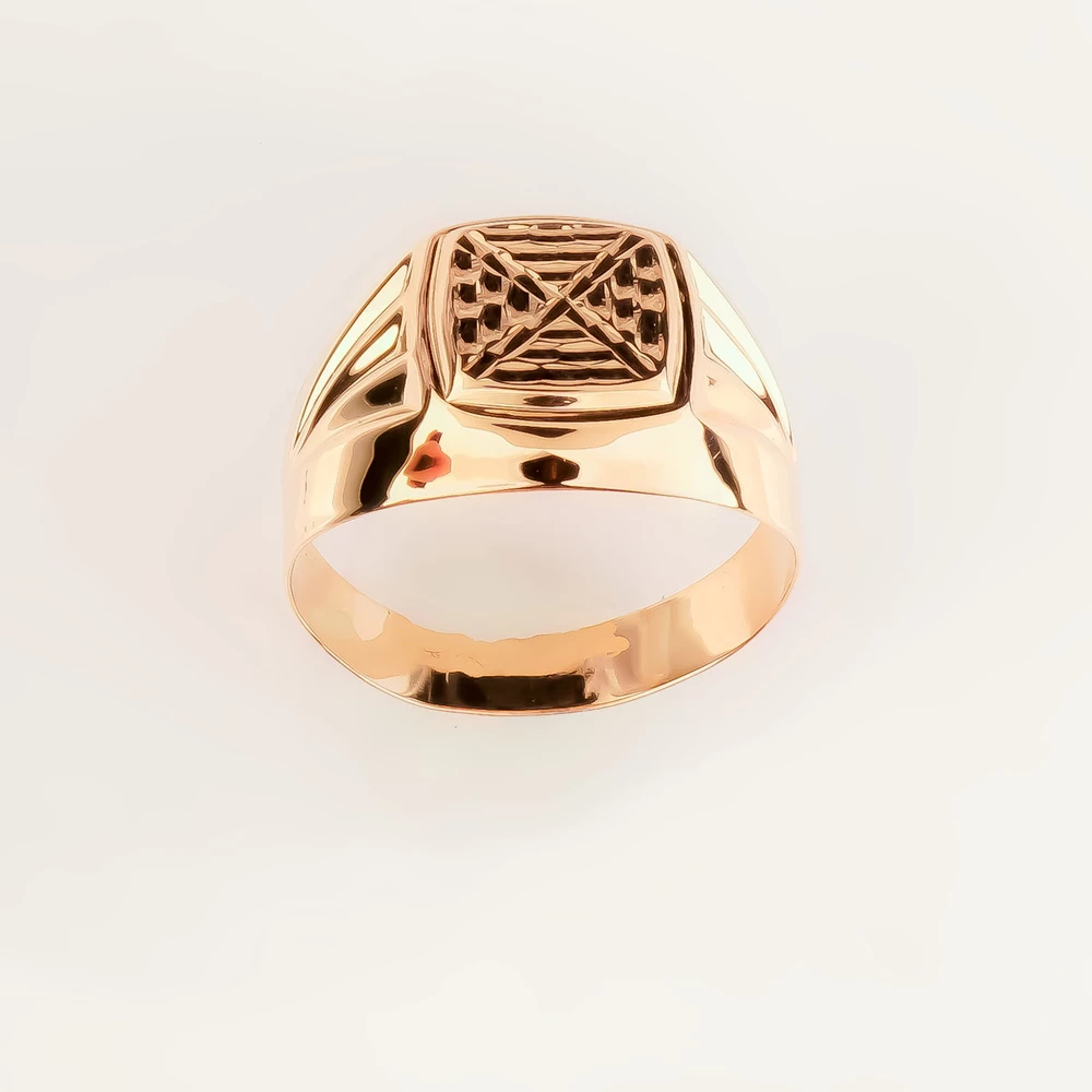 Кольцо из красного золота 585 пробы