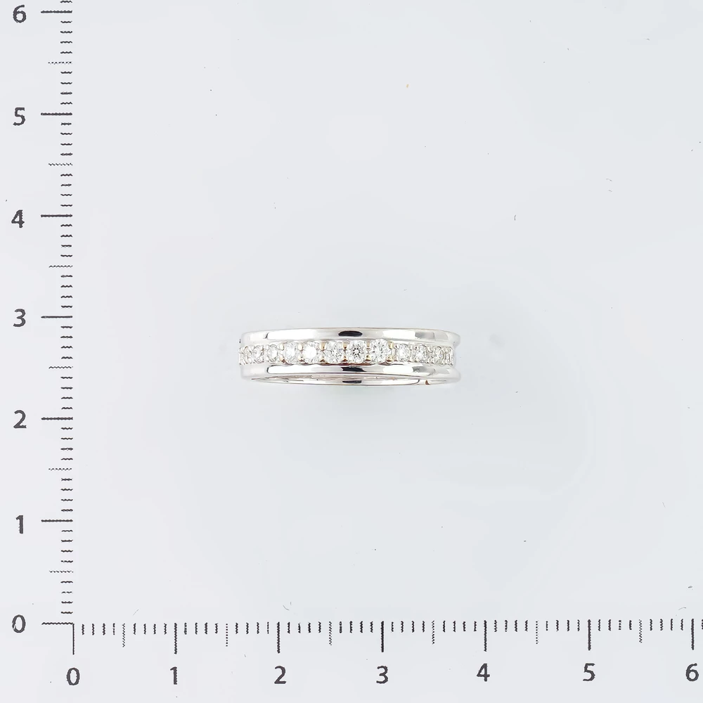 Кольцо с бриллиантом из белого золота 585 пробы