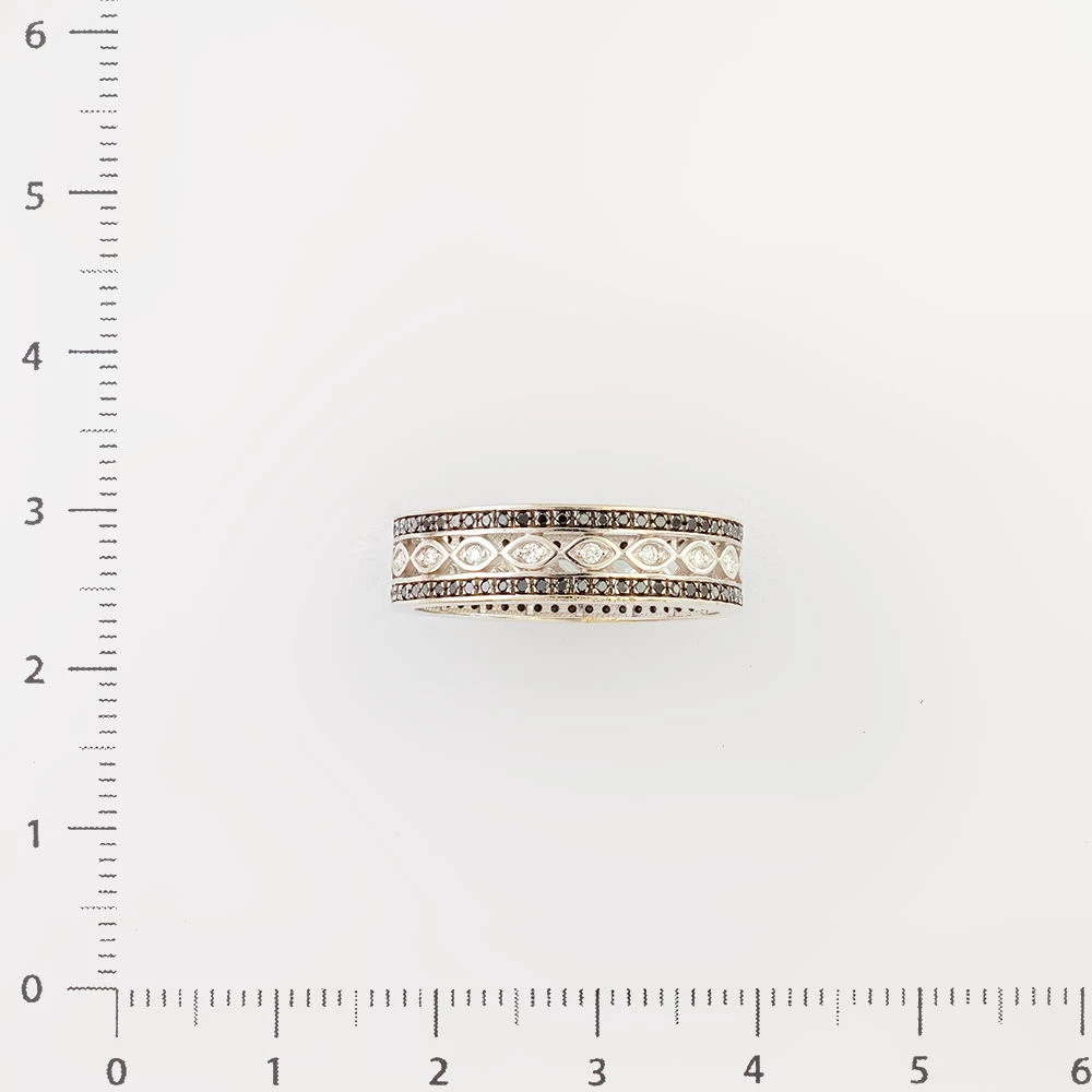 Кольцо с бриллиантом из белого золота 585 пробы