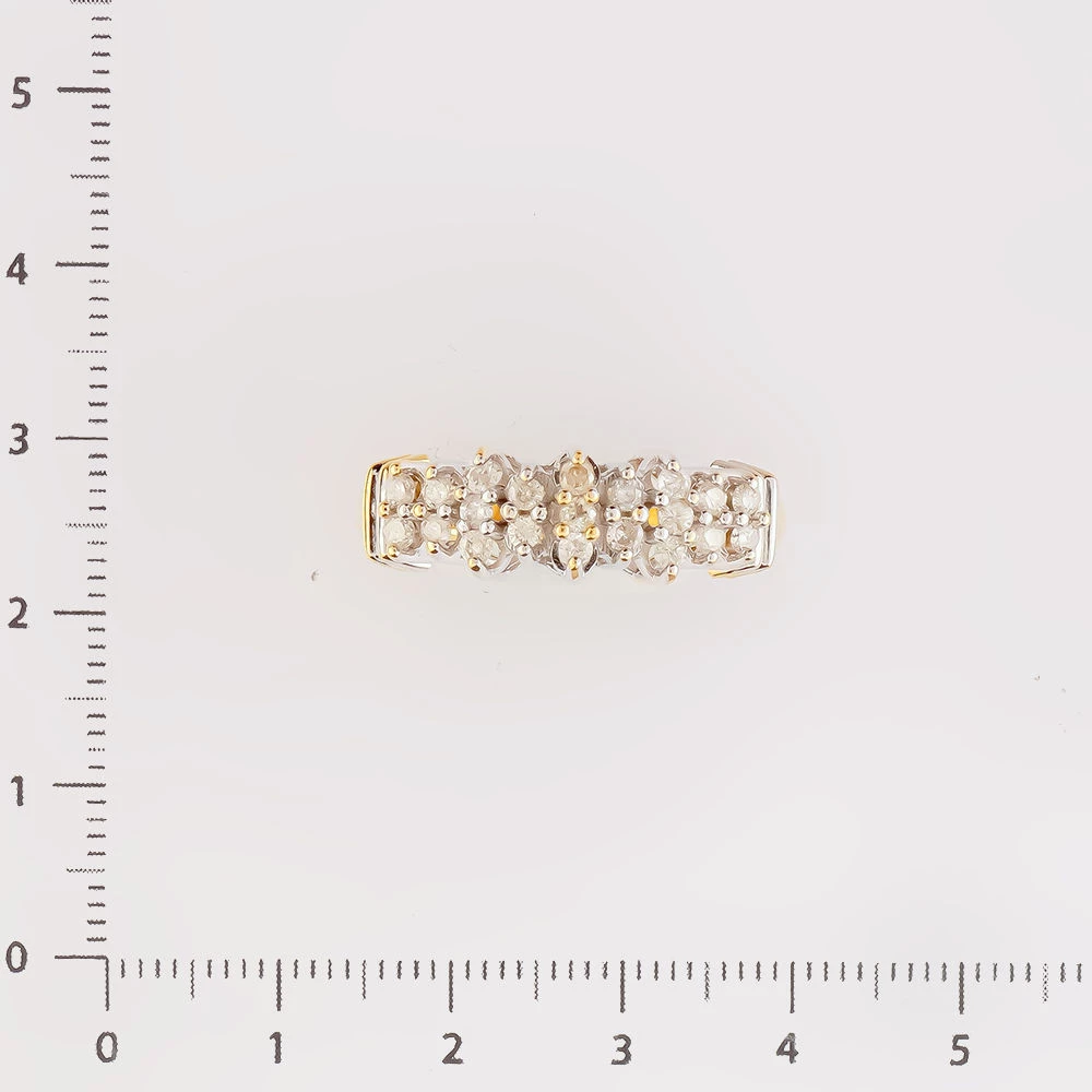 Кольцо с бриллиантом из желтого золота 500 пробы Кольцо с бриллиантом из желтого золота 500 пробы