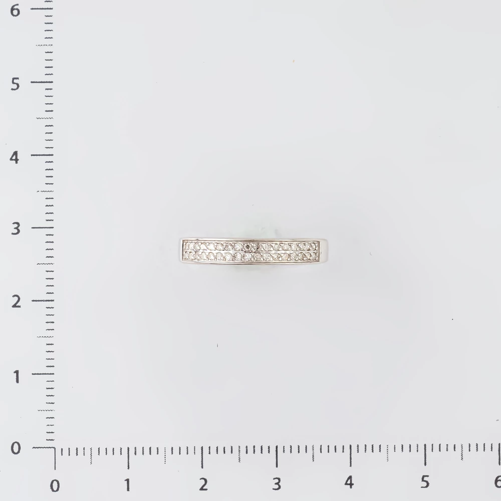 Кольцо с бриллиантом из белого золота 585 пробы