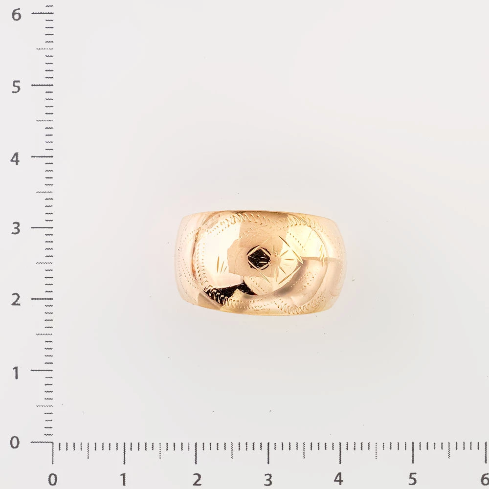 Кольцо из красного золота 583 пробы