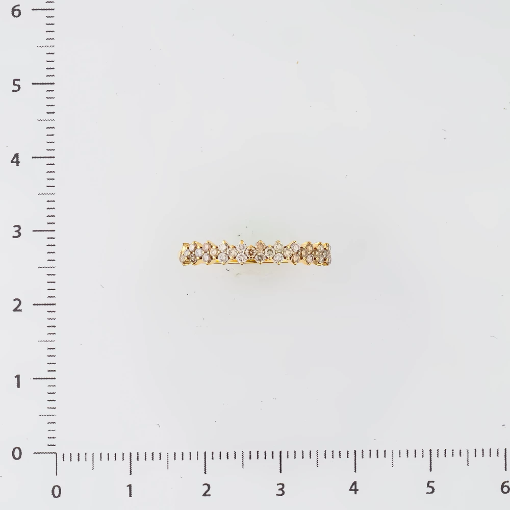 Кольцо с бриллиантом из желтого золота 585 пробы