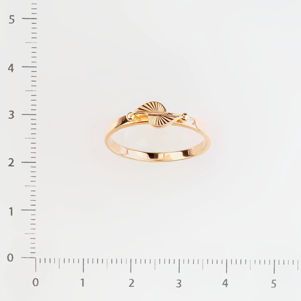 Кольцо из красного золота 585 пробы