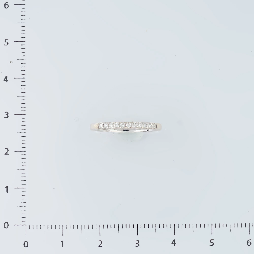 Кольцо с бриллиантом из белого золота 585 пробы