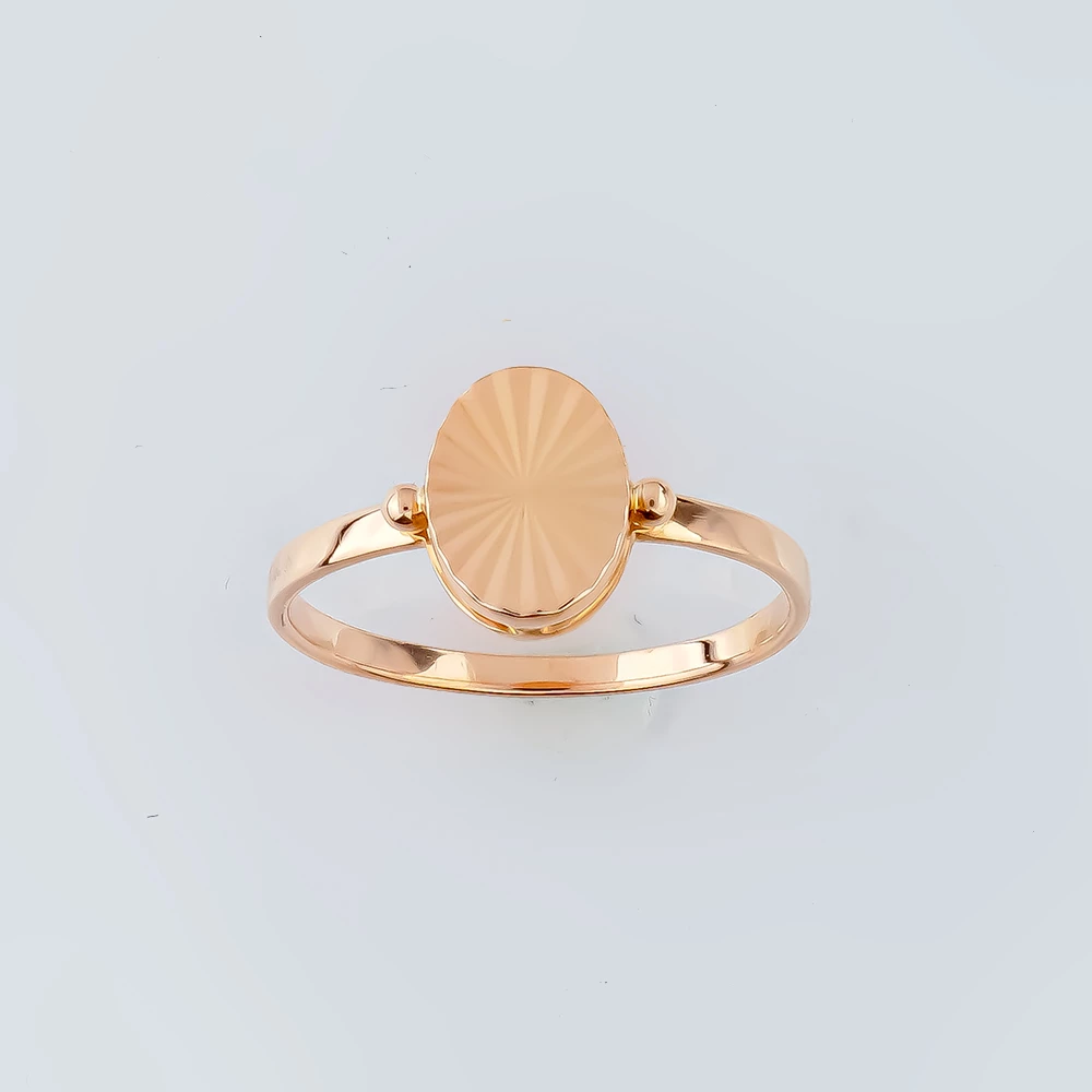 Кольцо из красного золота 585 пробы