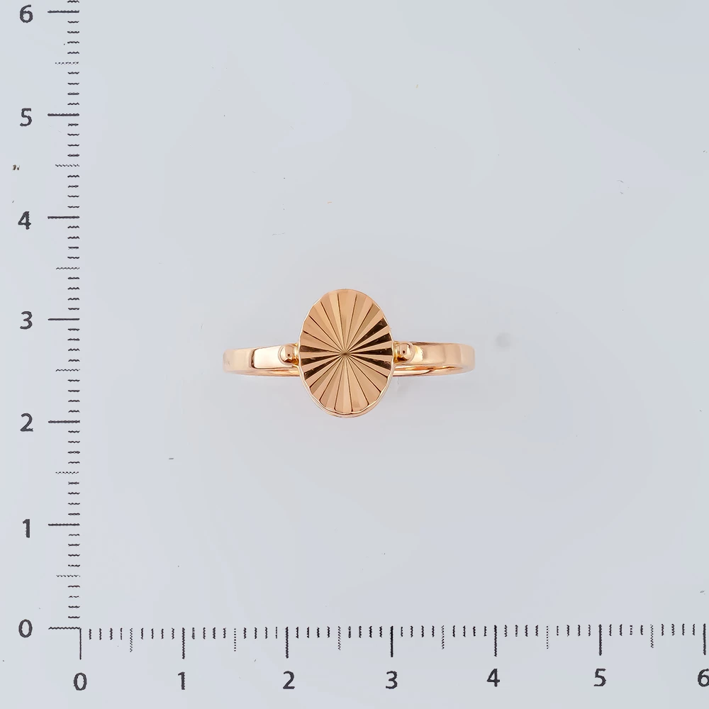 Кольцо из красного золота 585 пробы