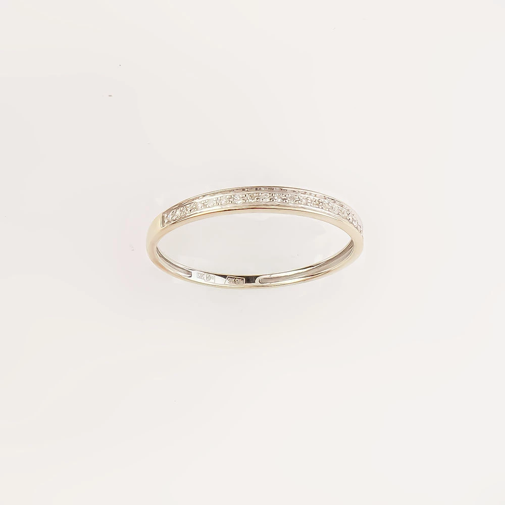 Кольцо с бриллиантом из белого золота 585 пробы