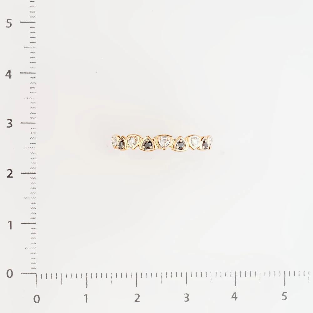 Кольцо с бриллиантом из красного золота 585 пробы