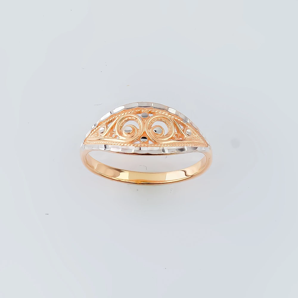 Кольцо из красного золота 585 пробы