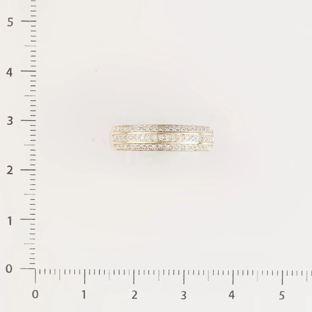 Кольцо с бриллиантом из белого золота 585 пробы