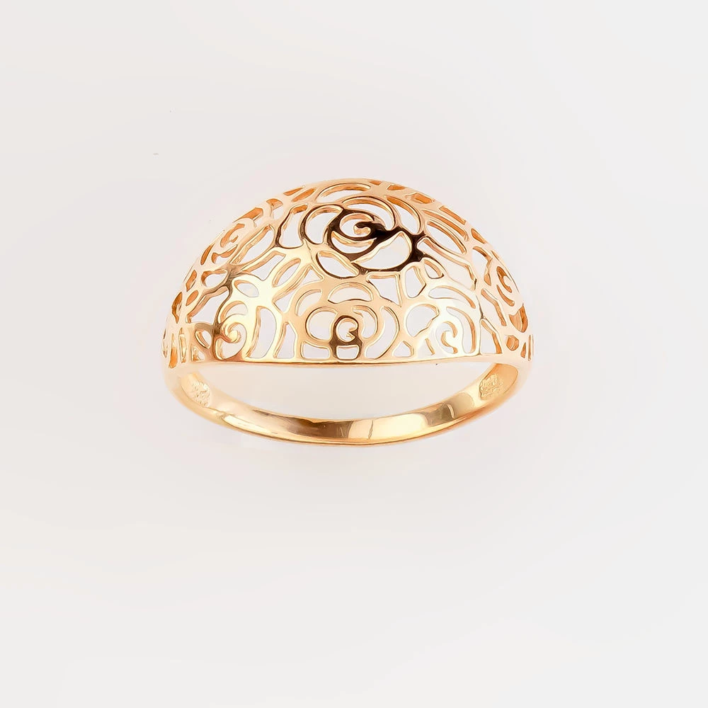 Кольцо из красного золота 585 пробы