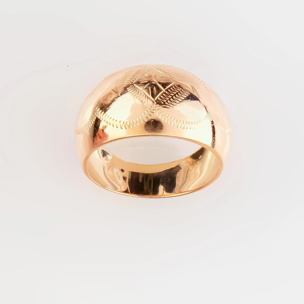 Кольцо из красного золота 583 пробы