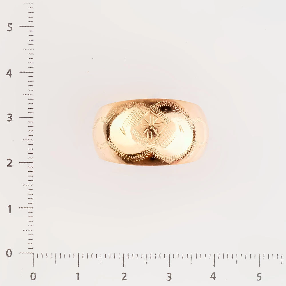 Кольцо из красного золота 583 пробы