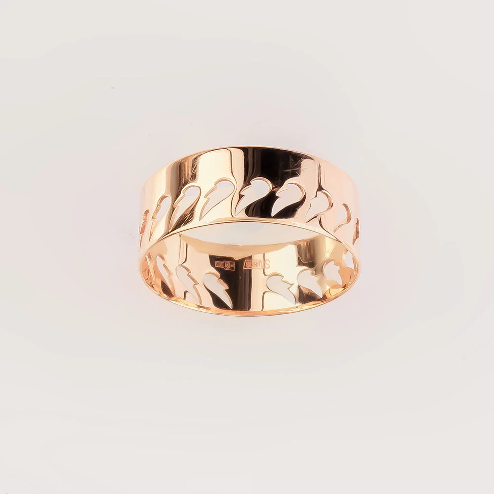 Кольцо из красного золота 585 пробы