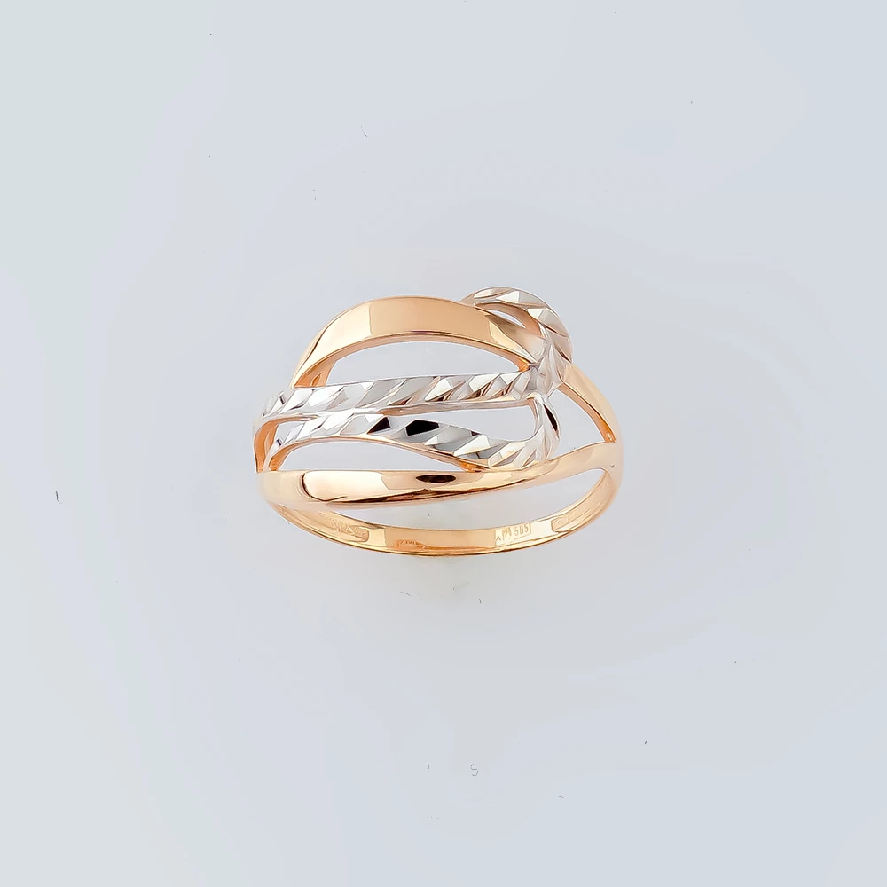 Кольцо из красного золота 585 пробы