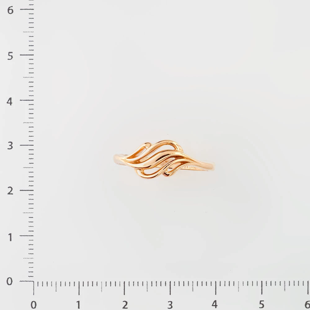 Кольцо из красного золота 585 пробы