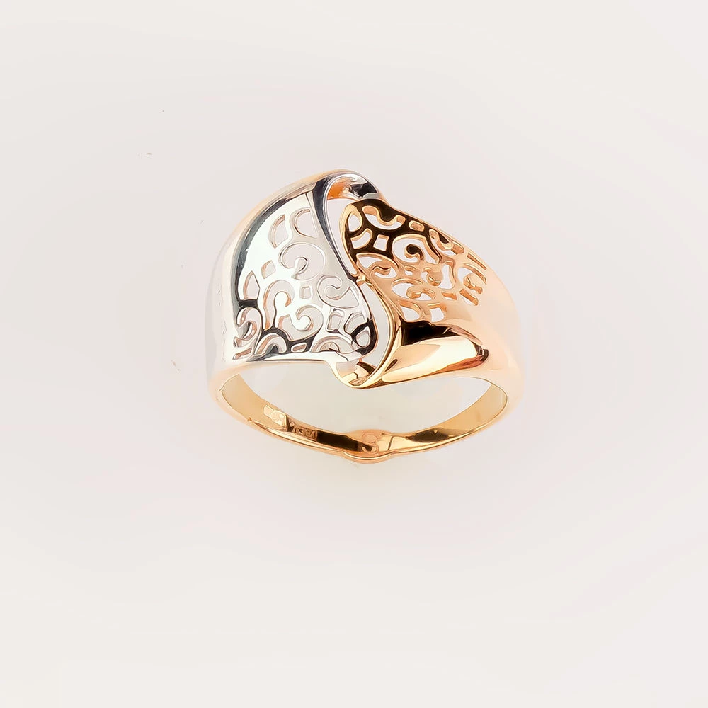 Кольцо из красного золота 585 пробы