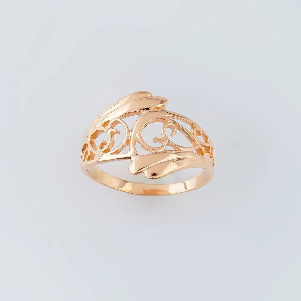 Кольцо из красного золота 585 пробы