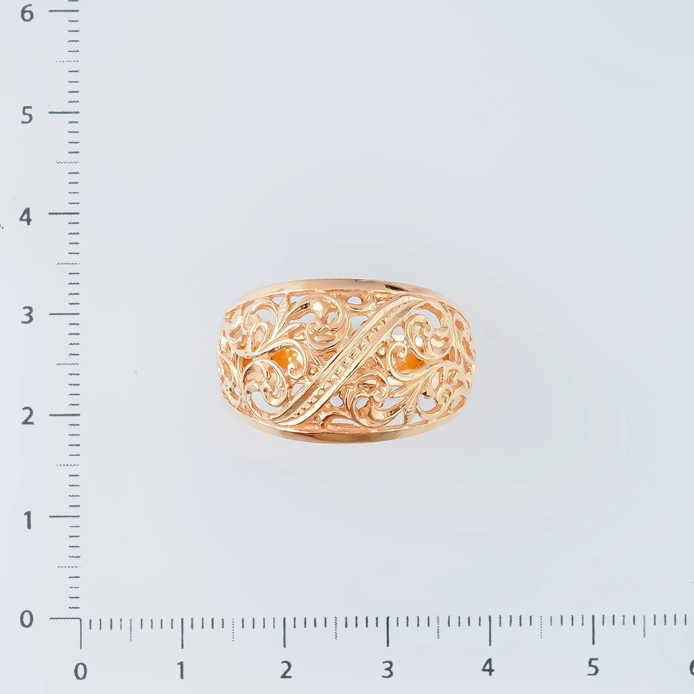 Кольцо из красного золота 585 пробы