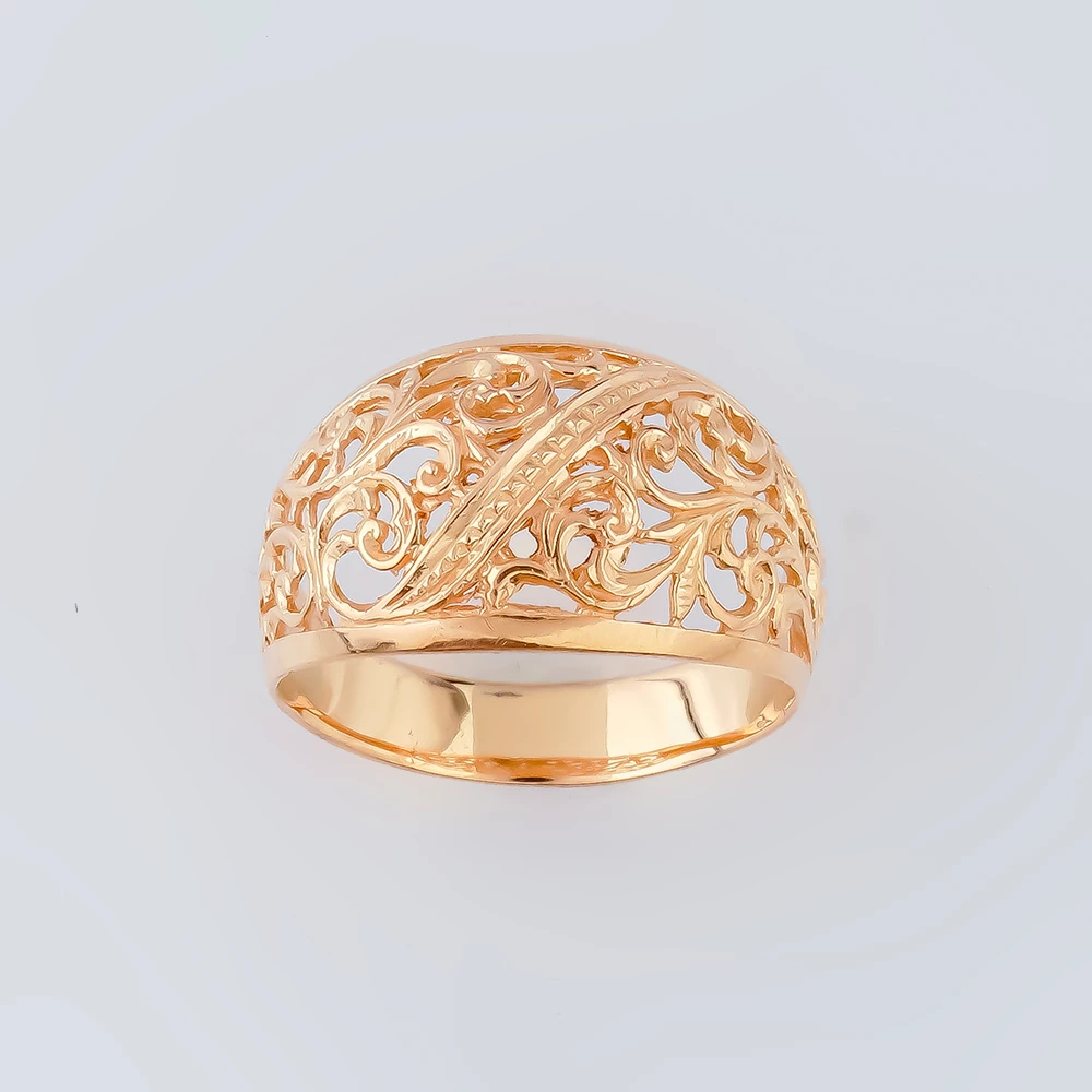 Кольцо из красного золота 585 пробы